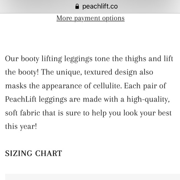 New! PeachLift Anti-Cellulite Booty Leggings - Picture 8 of 9